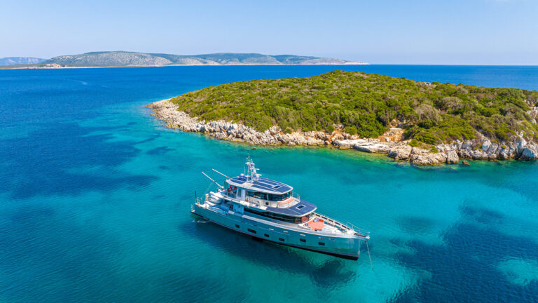 Pleasure Yacht Mamaluna – Aerial Photography